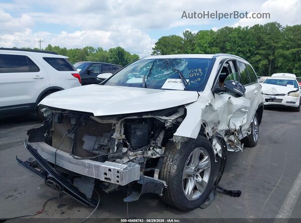 5TDYZRFH3JS247487 2018 TOYOTA HIGHLANDER White Przód lewy