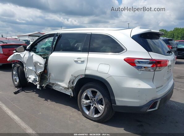 5TDYZRFH3JS247487 2018 TOYOTA HIGHLANDER White Tył lewy
