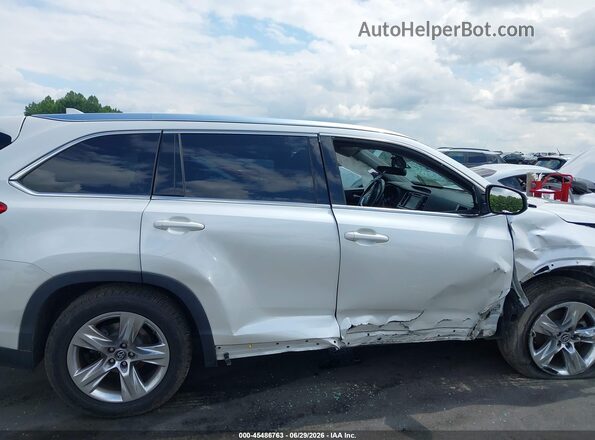 5TDYZRFH3JS247487 2018 TOYOTA HIGHLANDER White Widok wnętrza z tyłu