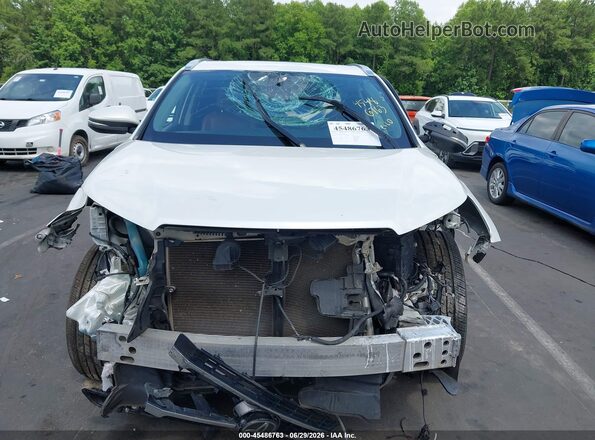 5TDYZRFH3JS247487 2018 TOYOTA HIGHLANDER White Widok zestawu wskaźników