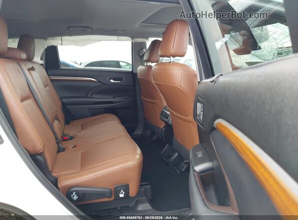 5TDYZRFH3JS247487 2018 TOYOTA HIGHLANDER White Widok naklejki z numerem VIN