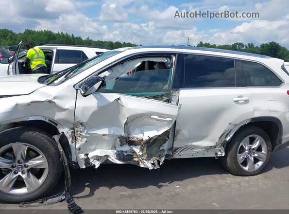 5TDYZRFH3JS247487 2018 TOYOTA HIGHLANDER White Widok wnętrza 360 stopni