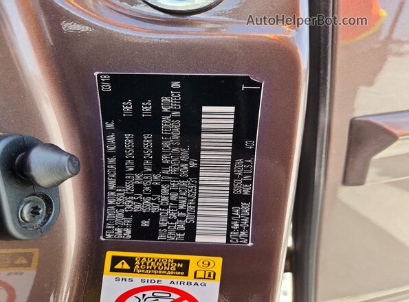 5TDYZRFH4JS259731 2018 TOYOTA HIGHLANDER Brown 360 interior view