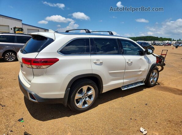 5TDYZRFH6HS190857 2017 TOYOTA HIGHLANDER White Trasero derecho
