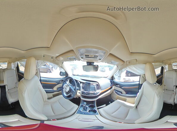 5TDYZRFH6HS190857 2017 TOYOTA HIGHLANDER White 
