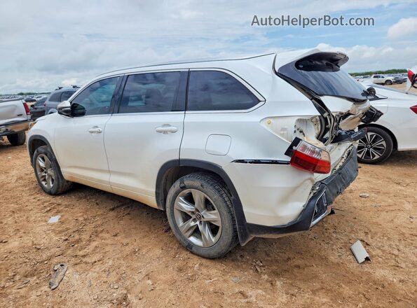 5TDYZRFH6JS248083 2018 TOYOTA HIGHLANDER White Задня ліва чверть