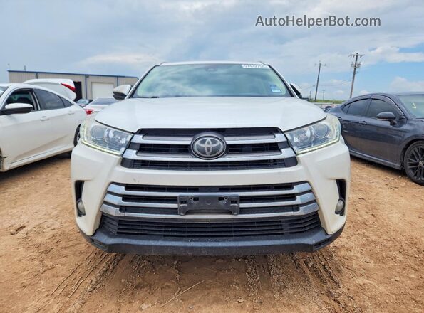 5TDYZRFH6JS248083 2018 TOYOTA HIGHLANDER White Вид спереду