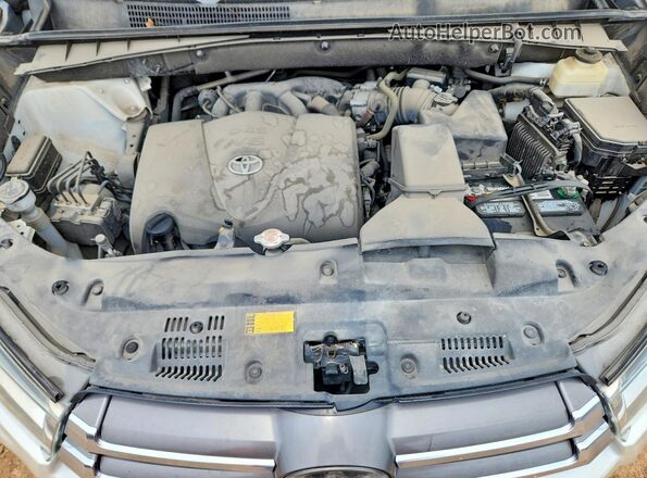5TDYZRFH6JS248083 2018 TOYOTA HIGHLANDER White Вид підкапотного простору