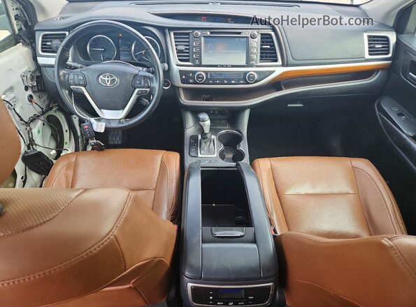 5TDYZRFH7JS239554 2018 TOYOTA HIGHLANDER White 