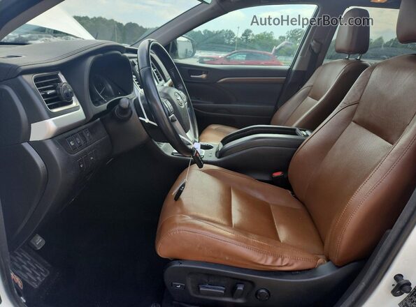 5TDYZRFH7JS239554 2018 TOYOTA HIGHLANDER White 