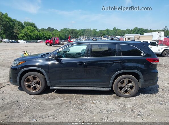 5TDYZRFH7KS296483 2019 TOYOTA HIGHLANDER Black Vista interior de 360 grados