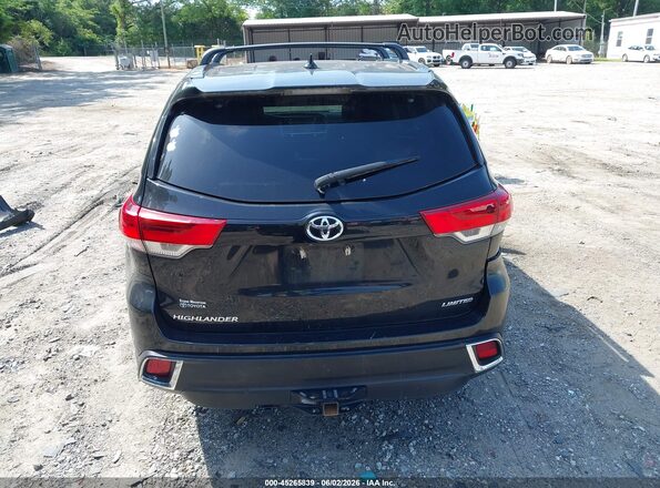 5TDYZRFH7KS296483 2019 TOYOTA HIGHLANDER Black 