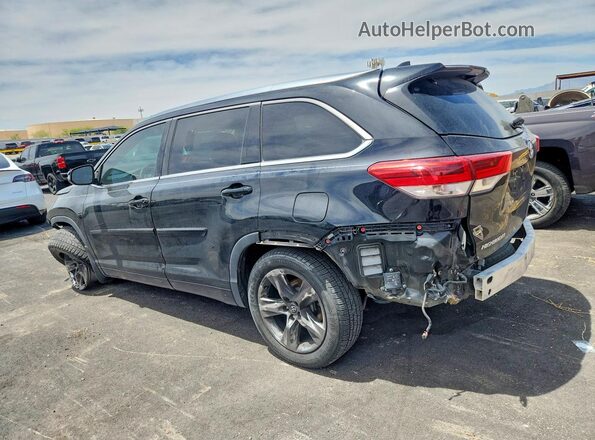 5TDYZRFH8JS249879 2018 TOYOTA HIGHLANDER Black Հետևի ձախ