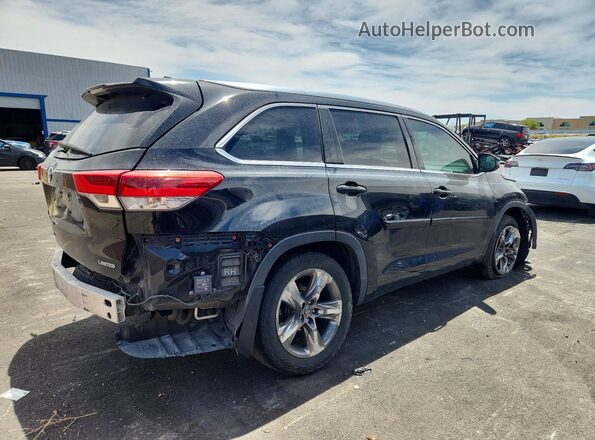 5TDYZRFH8JS249879 2018 TOYOTA HIGHLANDER Black Հետևի աջ