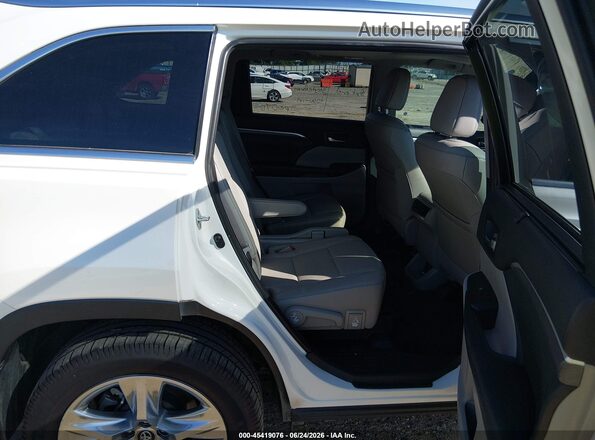 5TDYZRFH8KS306941 2019 TOYOTA HIGHLANDER White VIN კოდის სტიკერის ხედი