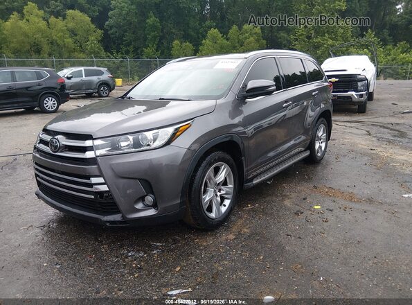 5TDYZRFH9HS193185 2017 TOYOTA HIGHLANDER Gray წინა მარცხენა ხედი სამი მეოთხედიდან