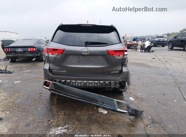 5TDYZRFH9HS193185 2017 TOYOTA HIGHLANDER Gray 