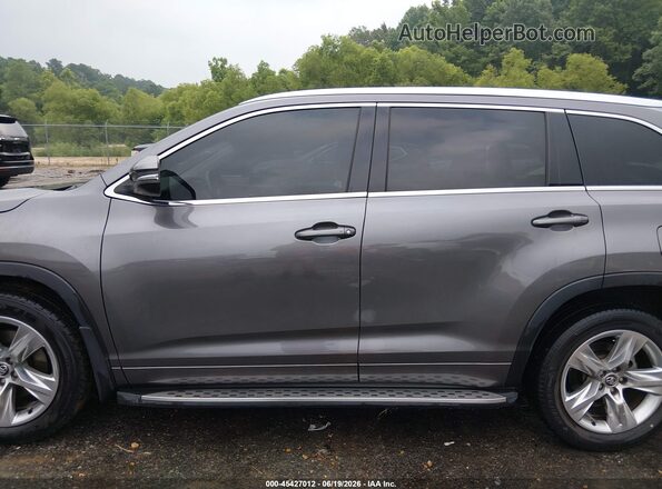 5TDYZRFH9HS193185 2017 TOYOTA HIGHLANDER Gray სალონის 360-გრადუსიანი ხედი