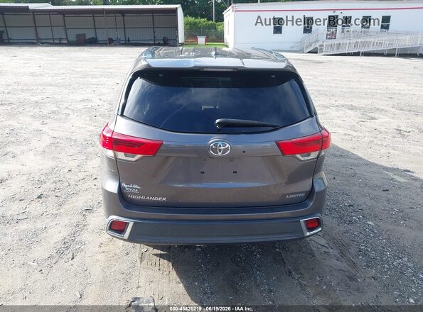 5TDYZRFH9JS243606 2018 TOYOTA HIGHLANDER Gray 