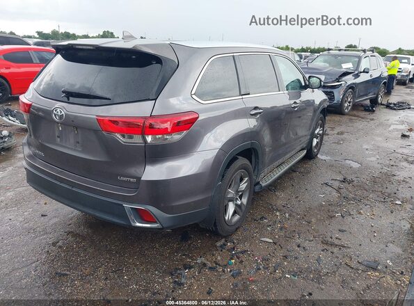 5TDYZRFH9KS318550 2019 TOYOTA HIGHLANDER Gray Rear right