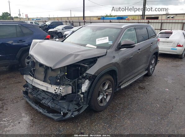 5TDYZRFH9KS318550 2019 TOYOTA HIGHLANDER Gray Front view