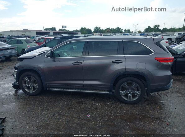 5TDYZRFH9KS318550 2019 TOYOTA HIGHLANDER Gray 360 interior view