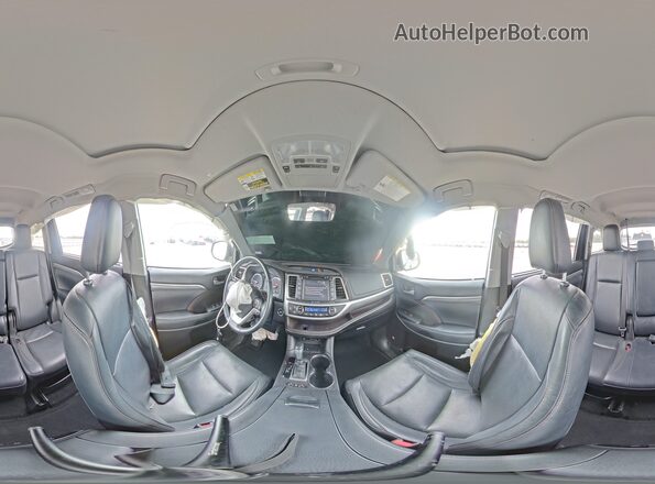 5TDYZRFHXKS326690 2019 TOYOTA HIGHLANDER Черный Вид наклейки с VIN-кодом