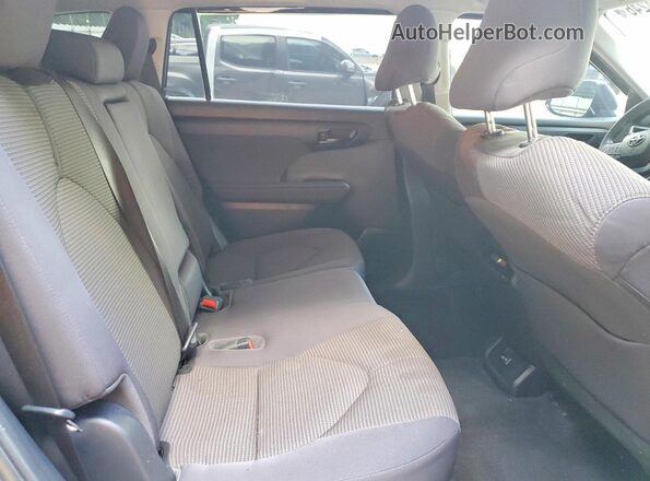 5TDZARAH0PS526312 2023 TOYOTA HIGHLANDER Серый Вид задней части салона