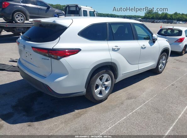 5TDZARAH1PS518705 2023 TOYOTA HIGHLANDER White Задня права чверть