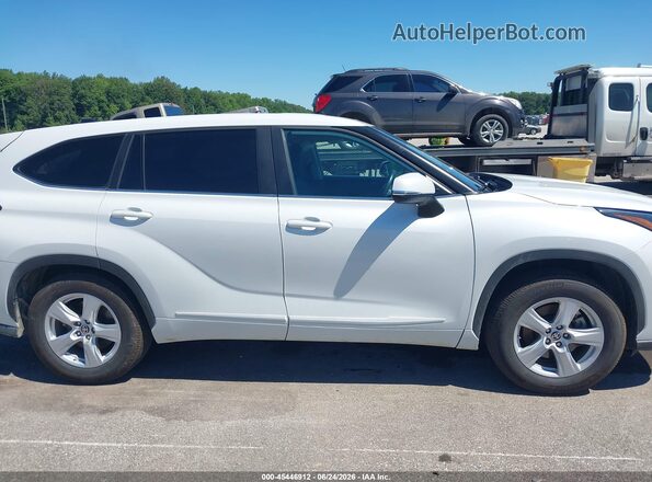 5TDZARAH1PS518705 2023 TOYOTA HIGHLANDER White Вид задньої частини салону