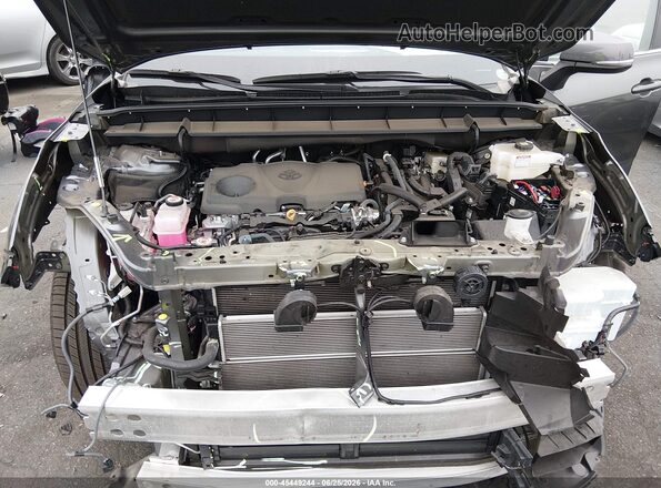5TDZARAH8PS526705 2023 TOYOTA HIGHLANDER Gray Вид ззаду