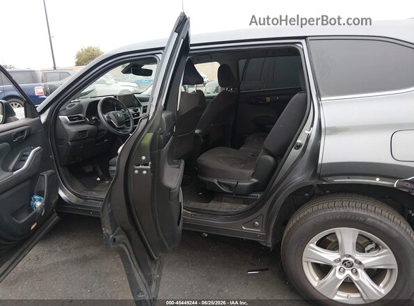 5TDZARAH8PS526705 2023 TOYOTA HIGHLANDER Gray Вид наклейки з VIN-кодом