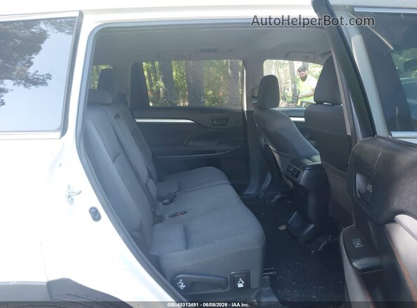 5TDZARFH0GS020844 2016 TOYOTA HIGHLANDER White Вид наклейки з VIN-кодом