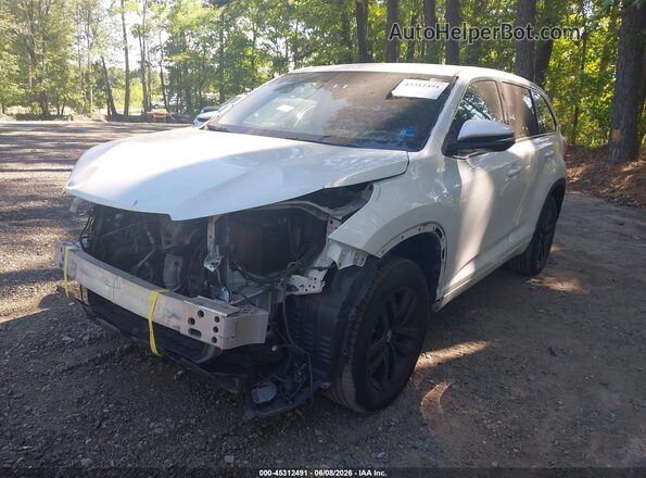 5TDZARFH0GS020844 2016 TOYOTA HIGHLANDER White Передня ліва чверть