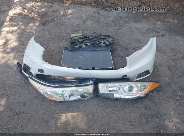 5TDZARFH0GS020844 2016 TOYOTA HIGHLANDER White Вид щитка приладів