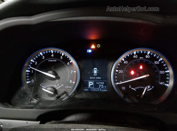 5TDZARFH0GS021346 2016 TOYOTA HIGHLANDER Maroon Widok tylnych siedzeń