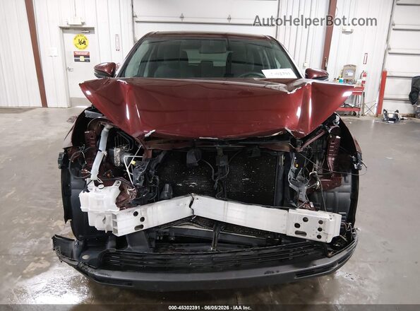 5TDZARFH0GS021346 2016 TOYOTA HIGHLANDER Maroon Widok wnętrza z tyłu