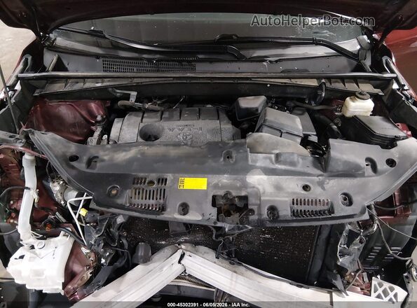 5TDZARFH0GS021346 2016 TOYOTA HIGHLANDER Maroon Widok z tyłu