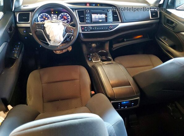 5TDZARFH0JS035349 2018 TOYOTA HIGHLANDER Burgundy Вид панелі приладів