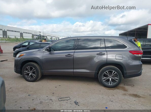 5TDZARFH0JS039238 2018 TOYOTA HIGHLANDER Gray Панорамний вид салону 360°