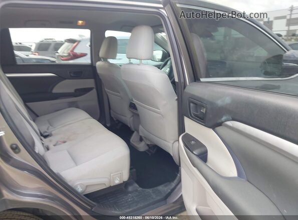 5TDZARFH0JS039238 2018 TOYOTA HIGHLANDER Gray Вид наклейки з VIN-кодом