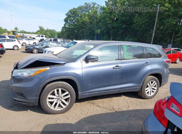 5TDZARFH1GS022800 2016 TOYOTA HIGHLANDER Blue სალონის 360-გრადუსიანი ხედი