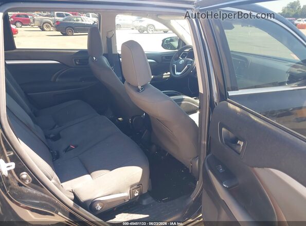 5TDZARFH2JS032873 2018 TOYOTA HIGHLANDER Black Вид наклейки з VIN-кодом