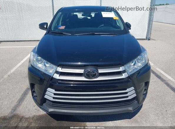 5TDZARFH2JS032873 2018 TOYOTA HIGHLANDER Black Вид щитка приладів
