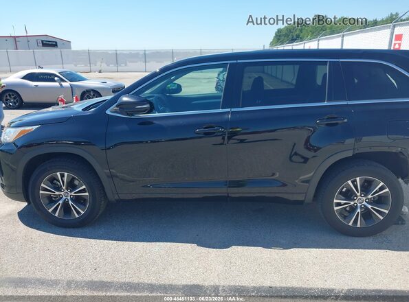 5TDZARFH2JS032873 2018 TOYOTA HIGHLANDER Black Панорамний вид салону 360°