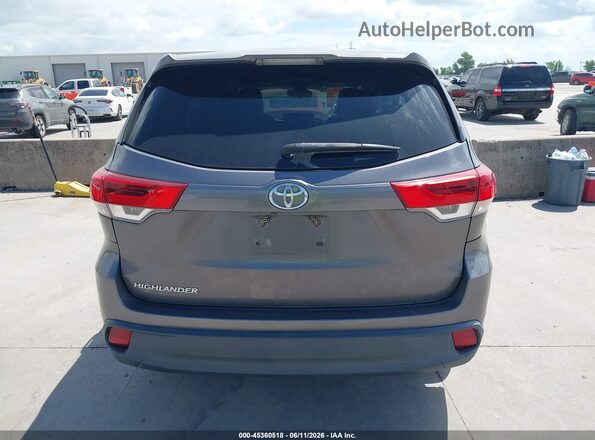 5TDZARFH3JS038892 2018 TOYOTA HIGHLANDER Серый 