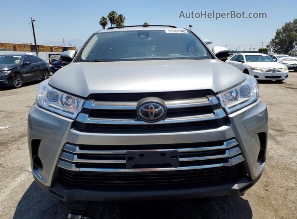 5TDZARFH3JS041162 2018 TOYOTA HIGHLANDER Silver 