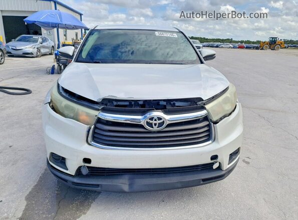 5TDZARFH5GS019494 2016 TOYOTA HIGHLANDER White Front view