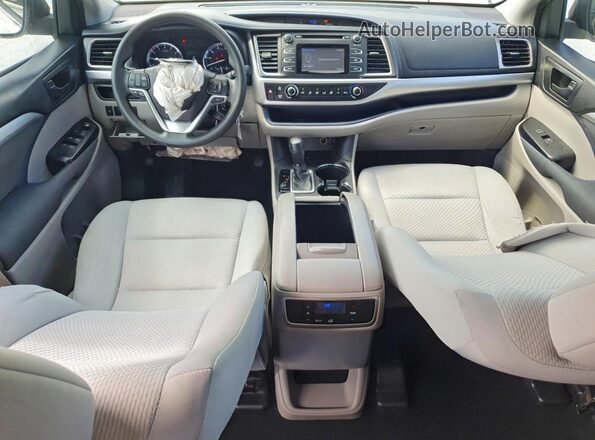 5TDZARFH5GS019494 2016 TOYOTA HIGHLANDER White Dashboard view