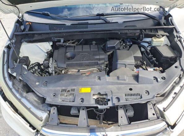 5TDZARFH5GS019494 2016 TOYOTA HIGHLANDER White Engine compartment view